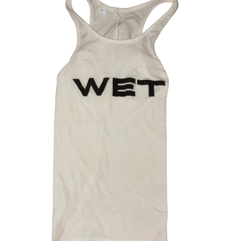 YZY Mowalola Wet Tank Top 'White’
